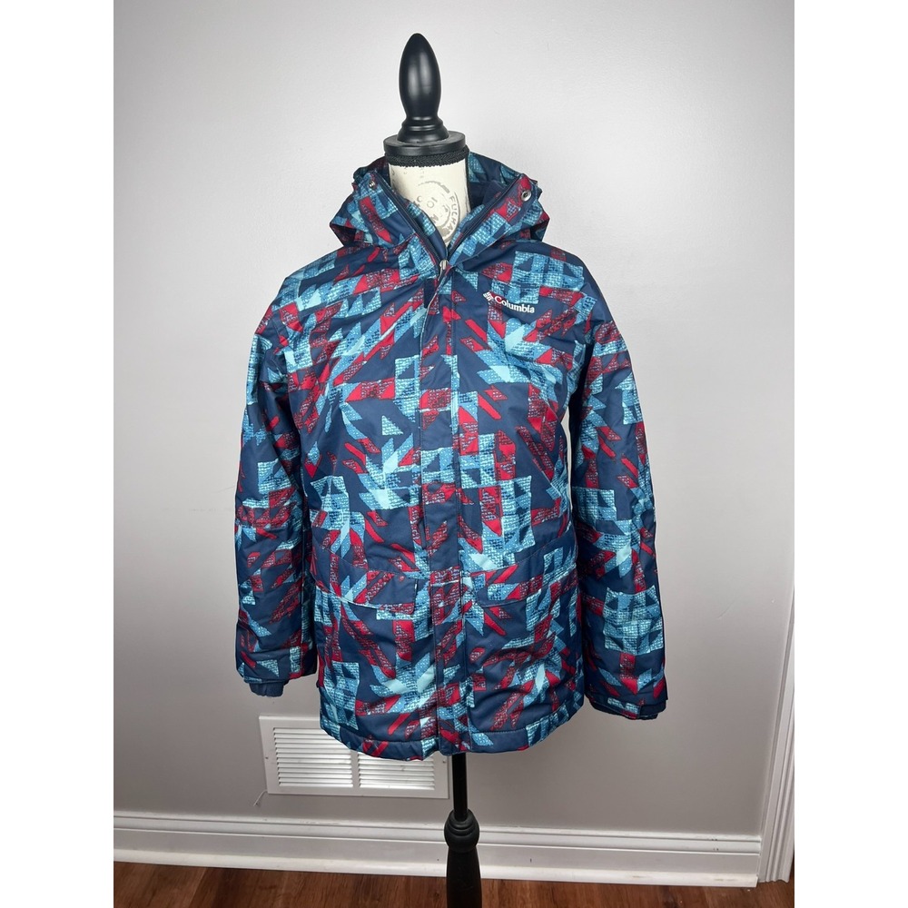 Columbia Boy's Bugaboo Jacket Hooded 3-in-1 Interchange Winter Coat Size L 14/16